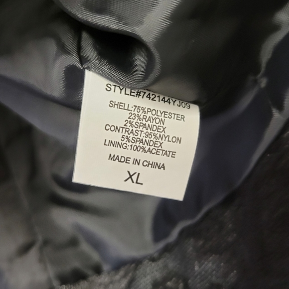 Soulmates Lace Blazer Charcoal Gray XL - Picture 5 of 6